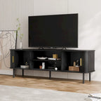 Mobile TV Tambour con consolle multimediale per TV fino a 55 pollici