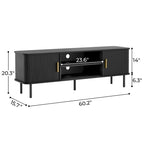 Mobile TV Tambour con consolle multimediale per TV fino a 55 pollici