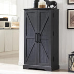 Mobiletto da cucina a sportello scorrevole stile rustico, 5 ripiani, montaggio per 1 persona