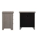 Comodino modulare Varenna a 3 cassetti in legno con stazione di ricarica
