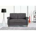 Divanetto con rivestimento borchiato, 2 posti | Grigio / Cammello / Blu oceano / Beige