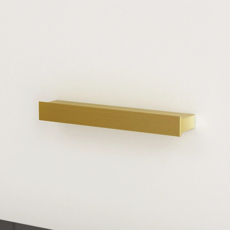 Comò doppio a 6 cassetti bianco/nero, stile Mid-Century, utente singolo