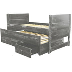Taylor & Olive Begonia Letto Matrimoniale con Rotelle Doppie e 3 Cassetti Integrati