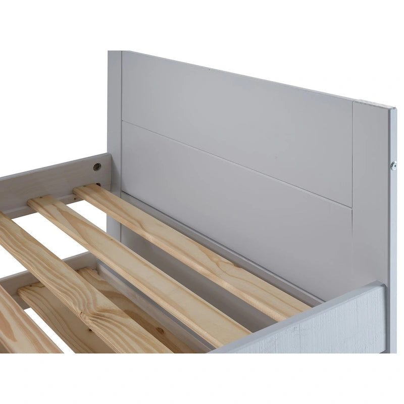 Taylor & Olive Begonia Letto Matrimoniale con Rotelle Doppie e 3 Cassetti Integrati