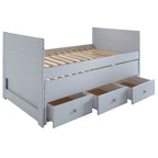 Taylor & Olive Begonia Letto Matrimoniale con Rotelle Doppie e 3 Cassetti Integrati