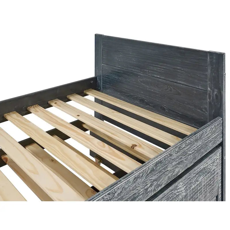 Taylor & Olive Begonia Letto Matrimoniale con Rotelle Doppie e 3 Cassetti Integrati