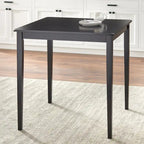 Tavolo da pranzo altezza bancone – Rovere miele / Nero / Espresso, stile Shaker, 2-4 posti a sedere