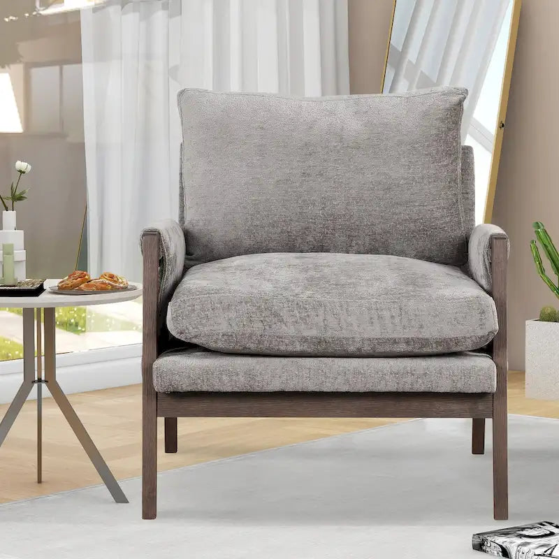 Poltrona singola in velluto Mid-Century arancione / grigia / gialla / bianco sporco / blu