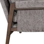 Poltrona singola in velluto Mid-Century arancione / grigia / gialla / bianco sporco / blu