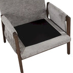 Poltrona singola in velluto Mid-Century arancione / grigia / gialla / bianco sporco / blu