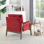 Poltrona singola in velluto Mid-Century arancione / grigia / gialla / bianco sporco / blu