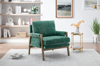 Poltrona singola in velluto Mid-Century arancione / grigia / gialla / bianco sporco / blu