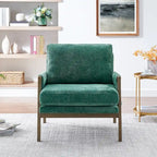 Poltrona singola in velluto Mid-Century arancione / grigia / gialla / bianco sporco / blu
