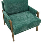 Poltrona singola in velluto Mid-Century arancione / grigia / gialla / bianco sporco / blu