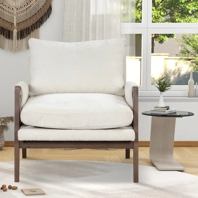 Poltrona singola in velluto Mid-Century arancione / grigia / gialla / bianco sporco / blu