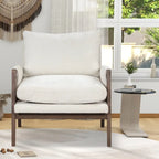 Poltrona singola in velluto Mid-Century arancione / grigia / gialla / bianco sporco / blu