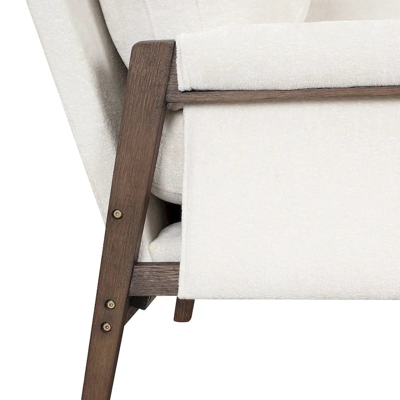 Poltrona singola in velluto Mid-Century arancione / grigia / gialla / bianco sporco / blu