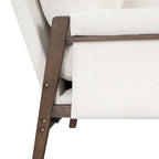Poltrona singola in velluto Mid-Century arancione / grigia / gialla / bianco sporco / blu