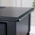 Comodino Nero/Bianco/Marrone/Grigio/Blu scuro con cassetto e porte di ricarica