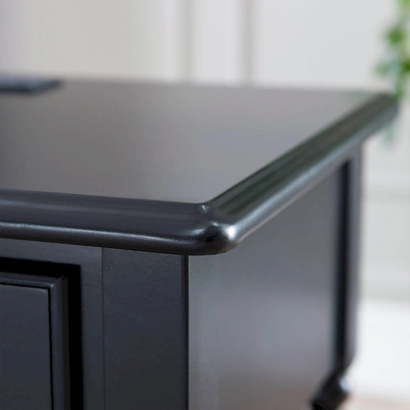 Comodino Nero/Bianco/Marrone/Grigio/Blu scuro con cassetto e porte di ricarica