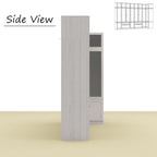 Combinazione Elegante Guardaroba Grigio Chiaro Configurazione Modulare Armadio
