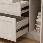 Combinazione Elegante Guardaroba Grigio Chiaro Configurazione Modulare Armadio