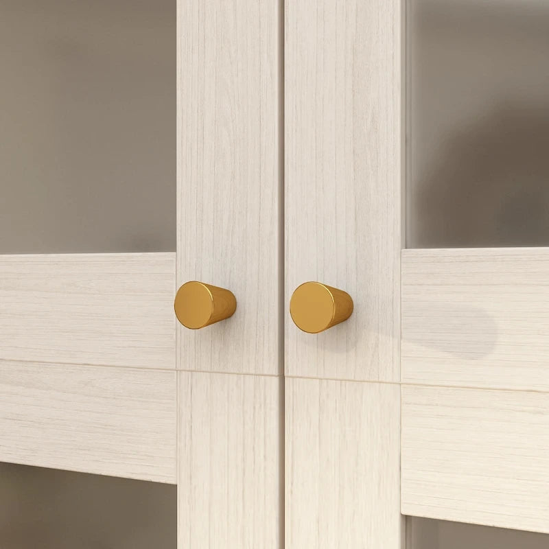 Combinazione Elegante Guardaroba Grigio Chiaro Configurazione Modulare Armadio