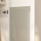 Combinazione Elegante Guardaroba Grigio Chiaro Configurazione Modulare Armadio