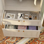 Combinazione Elegante Guardaroba Grigio Chiaro Configurazione Modulare Armadio