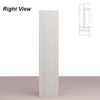 Combinazione Elegante Guardaroba Grigio Chiaro Configurazione Modulare Armadio