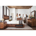 Piattaforma letto Smokey Walnut & Coffee Bean, Queen/King, 1-2 posti letto