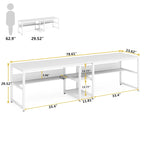 Scrivania a 2 posti con libreria, stile industriale, colori multipli