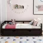 Divano letto estraibile Merax Twin/King con rotelle
