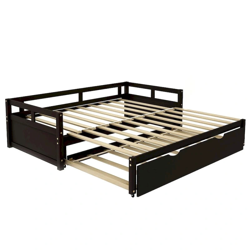 Divano letto estraibile Merax Twin/King con rotelle