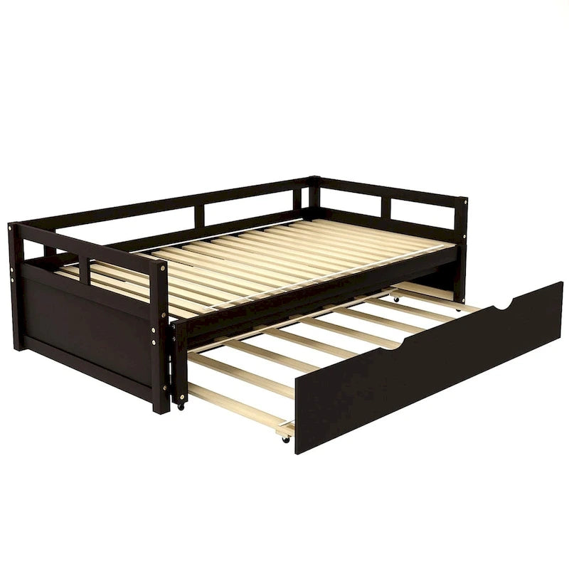 Divano letto estraibile Merax Twin/King con rotelle