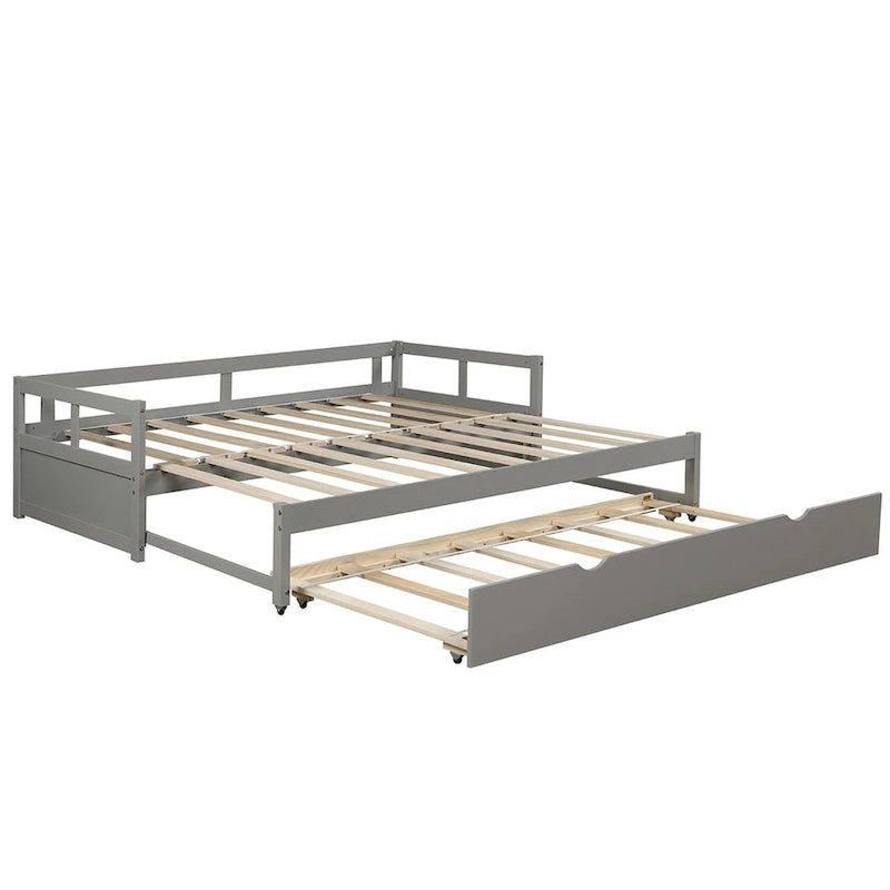 Divano letto estraibile Merax Twin/King con rotelle