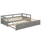 Divano letto estraibile Merax Twin/King con rotelle