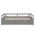Divano letto estraibile Merax Twin/King con rotelle