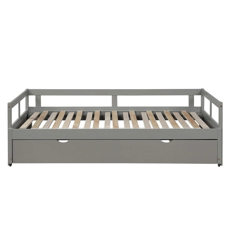Divano letto estraibile Merax Twin/King con rotelle