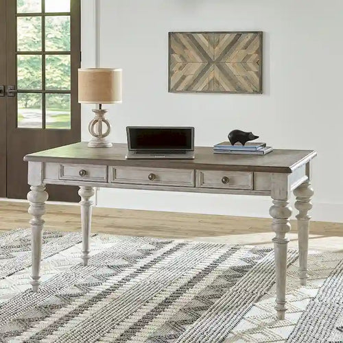 Heartland Antique White Writing Desk