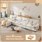 Divano sezionale modulare a L blu/bianco/grigio/nero/crema/verde, trasformabile in letto, a 5 posti