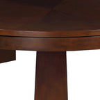 Tavolo da Poker / Biliardo / Pranzo Rotondo Marrone Scuro 3-in-1, Posti a sedere fino a 8