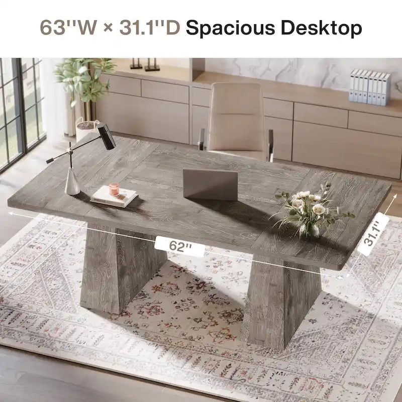 Scrivania da ufficio 160 cm, Scrivania direzionale per ufficio in casa