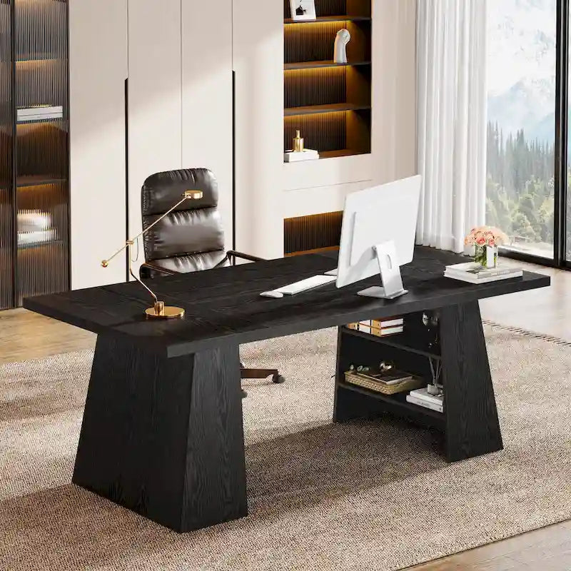 Scrivania da ufficio 160 cm, Scrivania direzionale per ufficio in casa