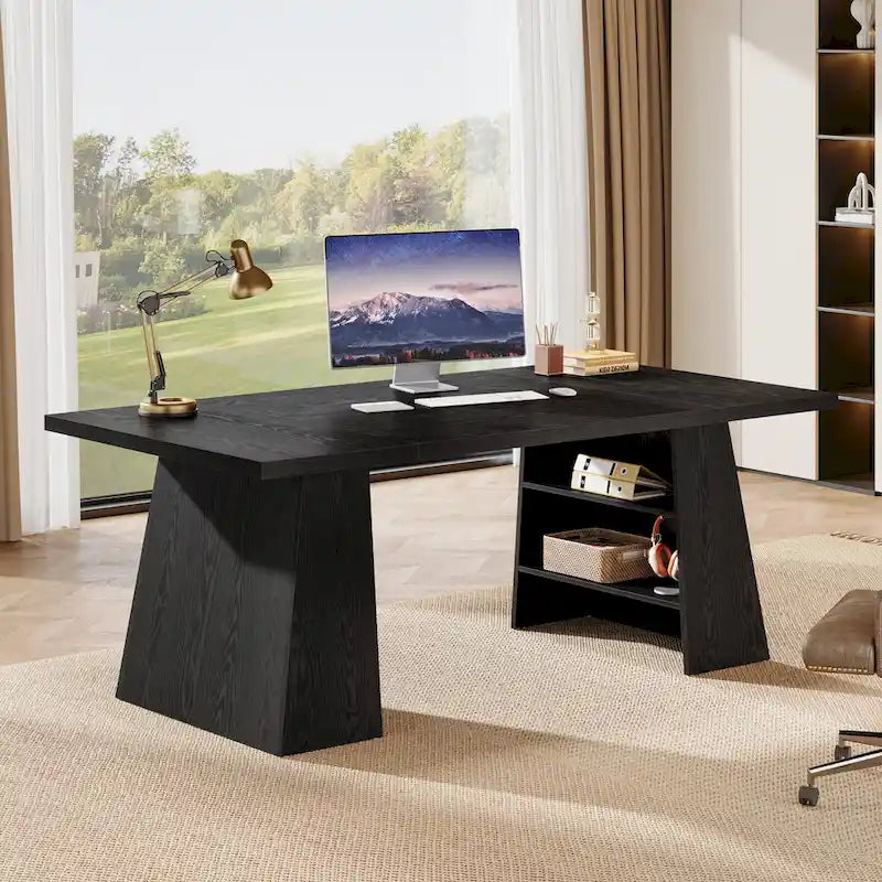 Scrivania da ufficio 160 cm, Scrivania direzionale per ufficio in casa