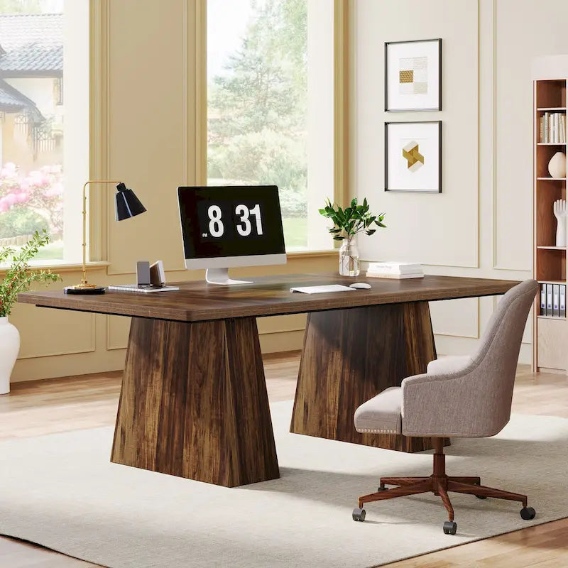 Scrivania da ufficio 160 cm, Scrivania direzionale per ufficio in casa