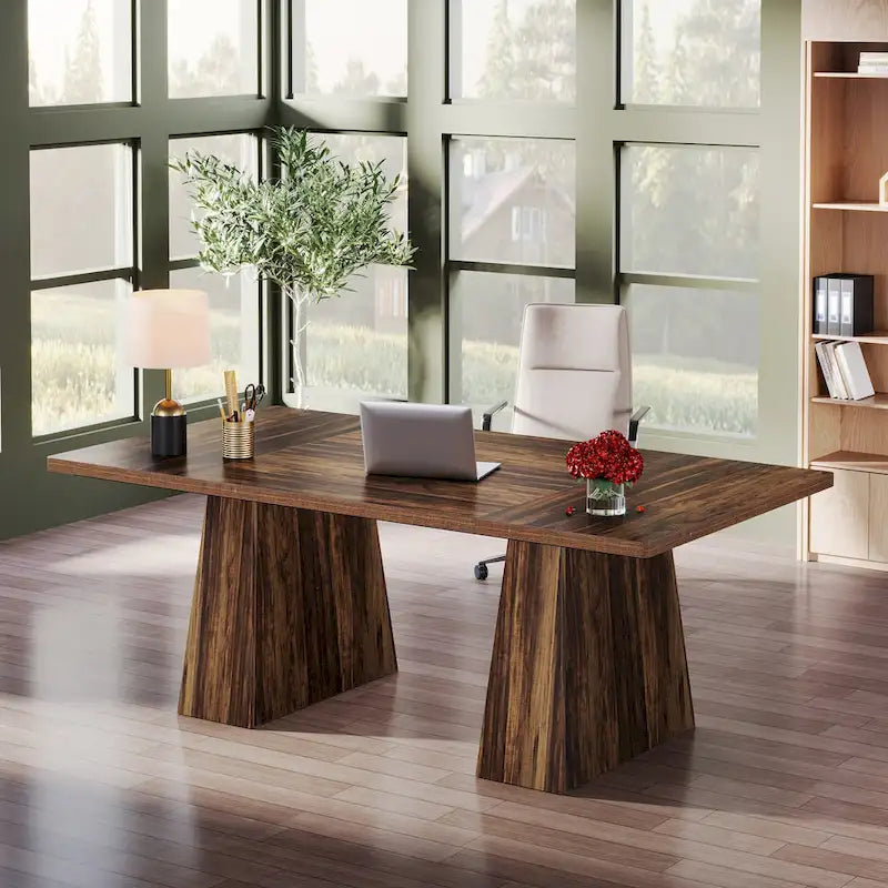 Scrivania da ufficio 160 cm, Scrivania direzionale per ufficio in casa