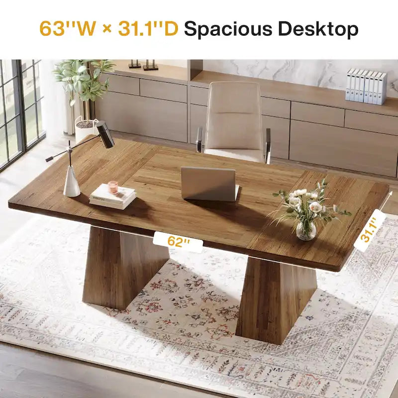 Scrivania da ufficio 160 cm, Scrivania direzionale per ufficio in casa